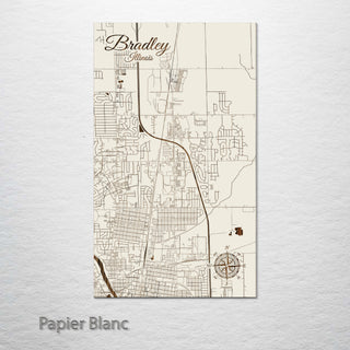 Bradley, Illinois Street Map