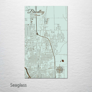 Bradley, Illinois Street Map