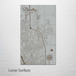 Bradley, Illinois Street Map