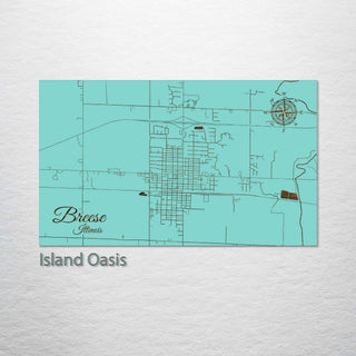 Breese, Illinois Street Map