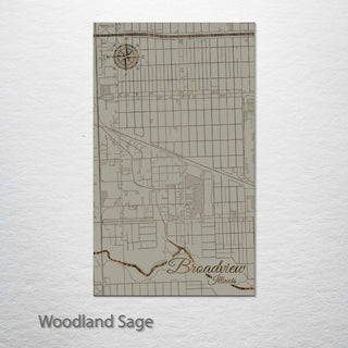Broadview, Illinois Street Map