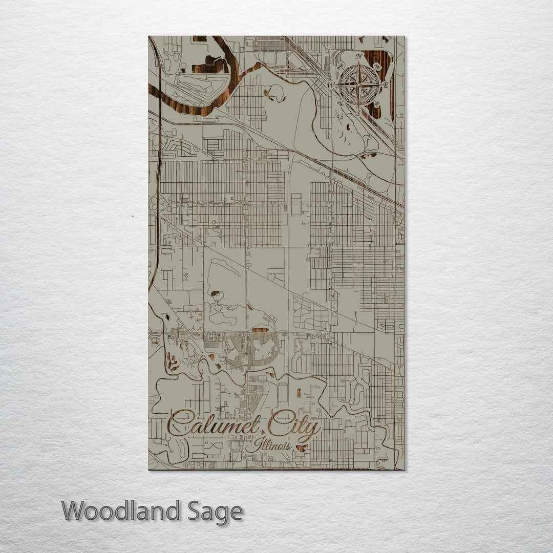 Calumet City, Illinois Street Map