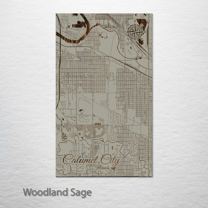 Calumet City, Illinois Street Map