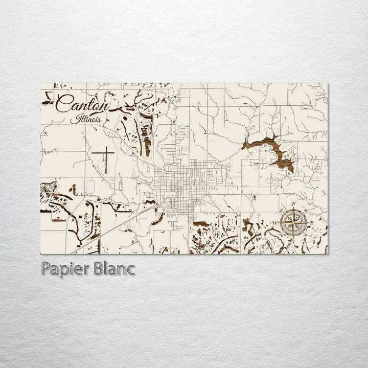 Canton, Illinois Street Map