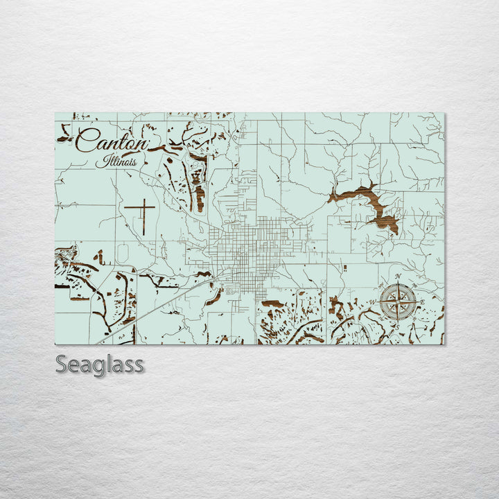 Canton, Illinois Street Map