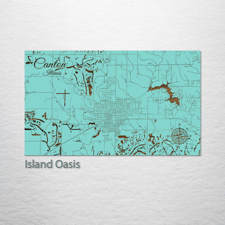 Canton, Illinois Street Map