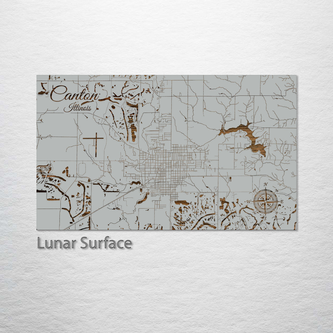 Canton, Illinois Street Map