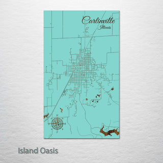 Carlinville, Illinois Street Map