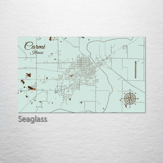 Carmi, Illinois Street Map