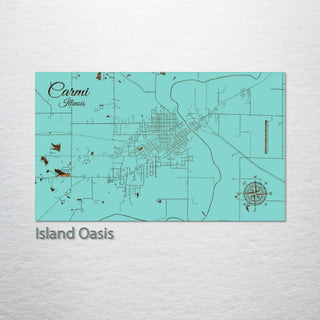 Carmi, Illinois Street Map