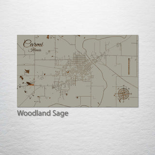 Carmi, Illinois Street Map