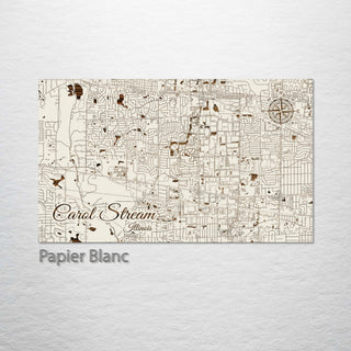 Carol Stream, Illinois Street Map