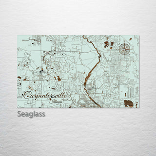 Carpentersville, Illinois Street Map