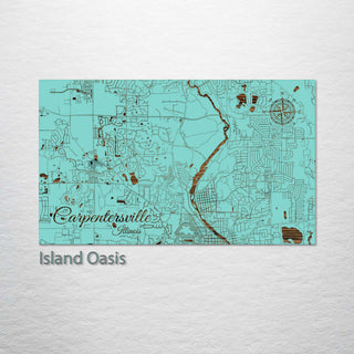 Carpentersville, Illinois Street Map
