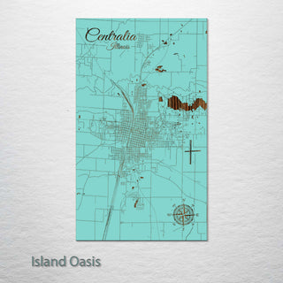 Centralia, Illinois Street Map