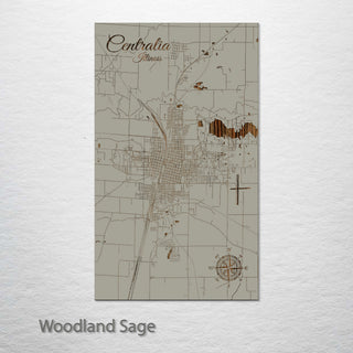 Centralia, Illinois Street Map