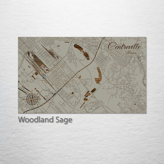 Centreville, Illinois Street Map