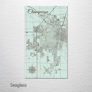 Champaign, Illinois Street Map