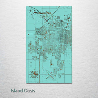 Champaign, Illinois Street Map