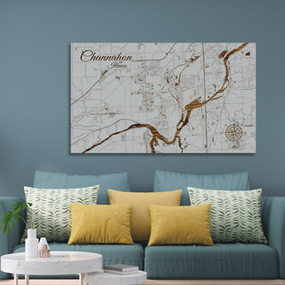 Channahon, Illinois Street Map