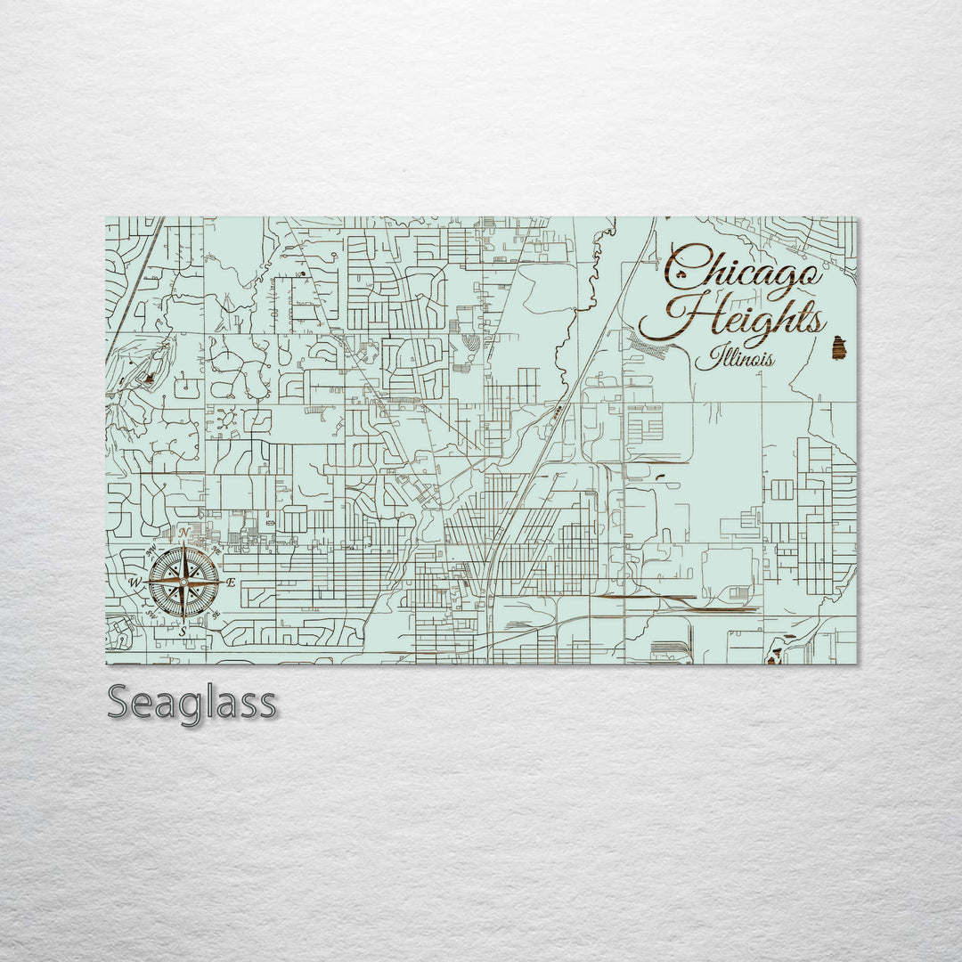 Chicagoheight Map Chicago Hts Map Chicago Heights, Illinois Street Map