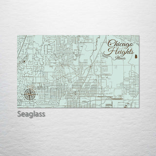 Chicago Heights, Illinois Street Map