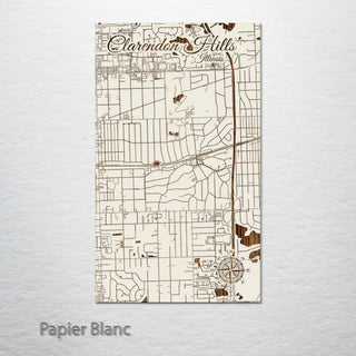Clarendon Hills, Illinois Street Map