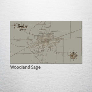 Clinton, Illinois Street Map
