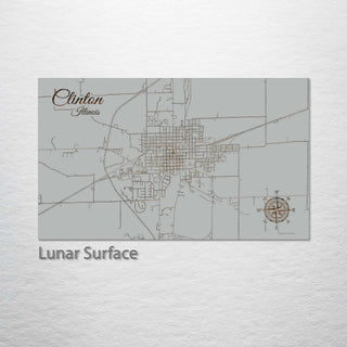 Clinton, Illinois Street Map