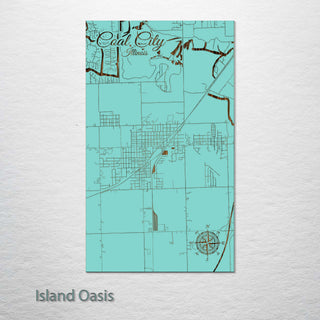 Coal City, Illinois Street Map