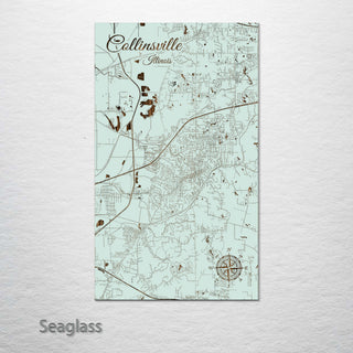 Collinsville, Illinois Street Map