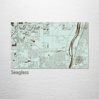 Crest Hill, Illinois Street Map
