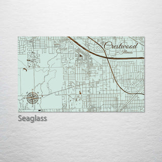 Crestwood, Illinois Street Map