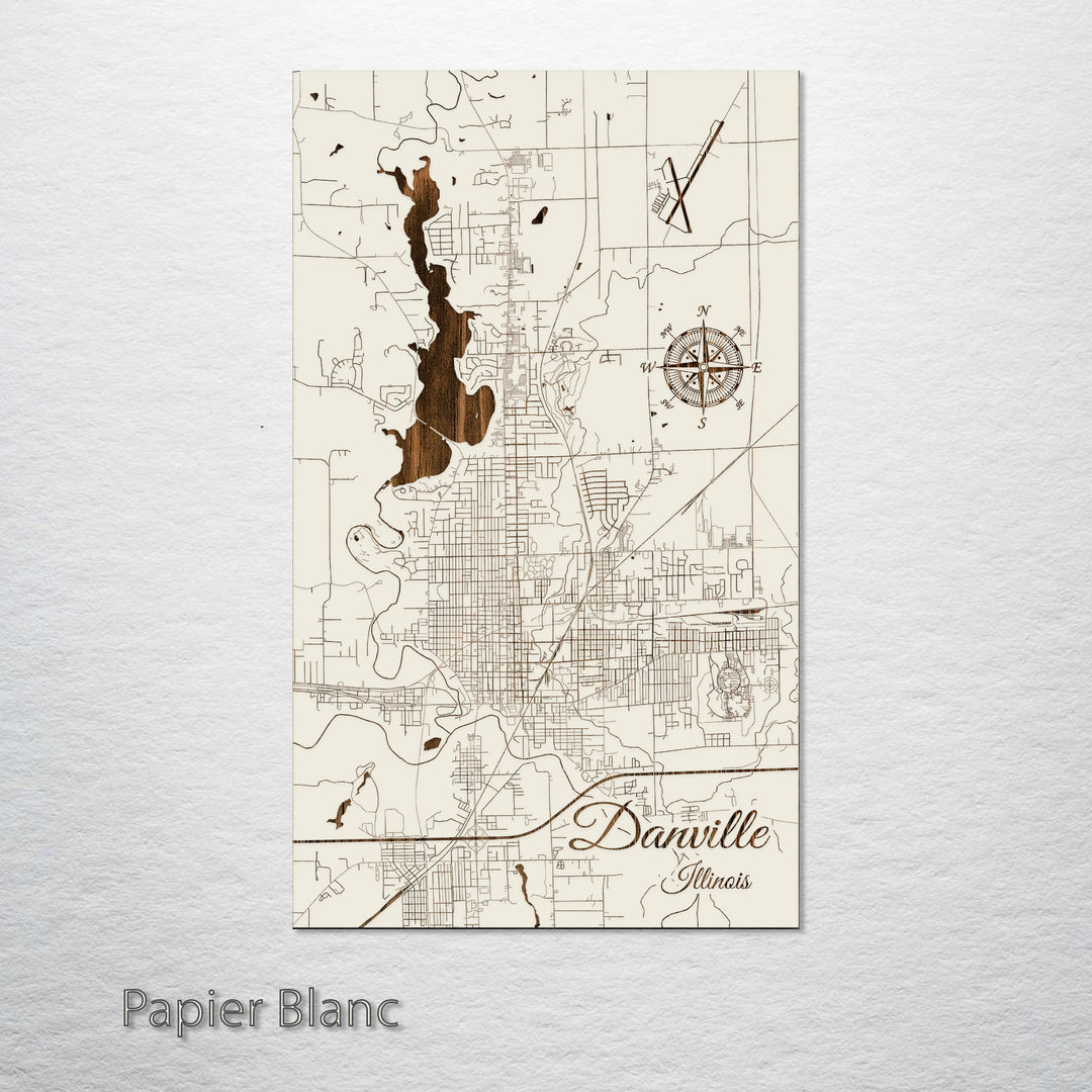Danville, Illinois Street Map