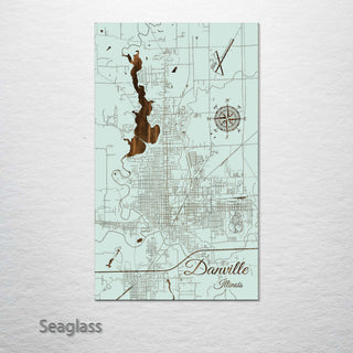 Danville, Illinois Street Map