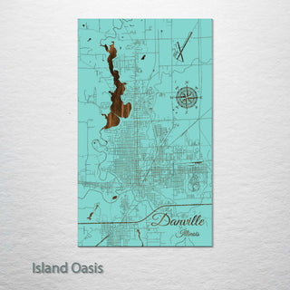 Danville, Illinois Street Map