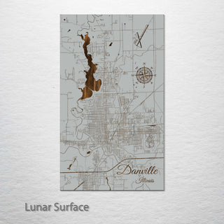 Danville, Illinois Street Map