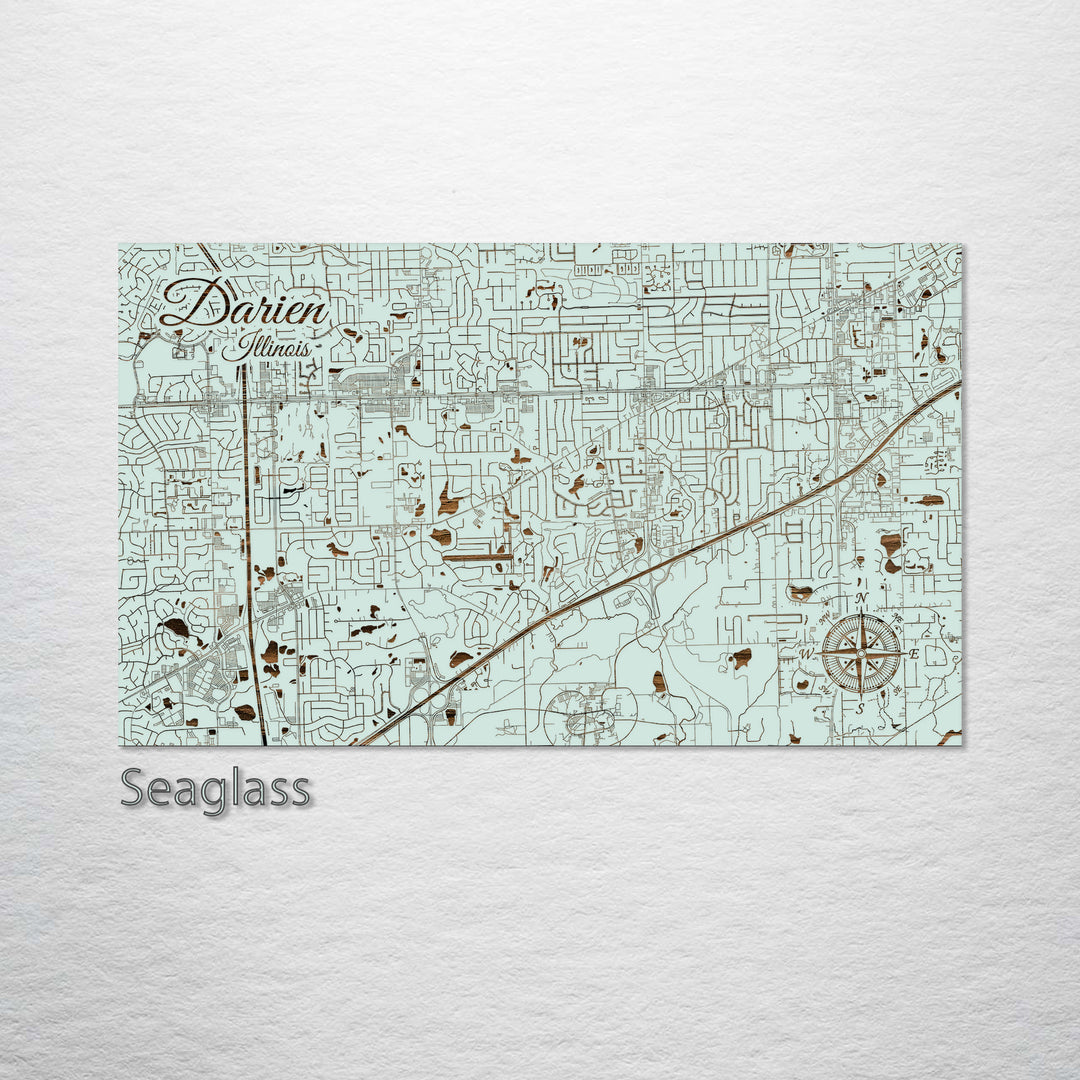 Darien, Illinois Street Map