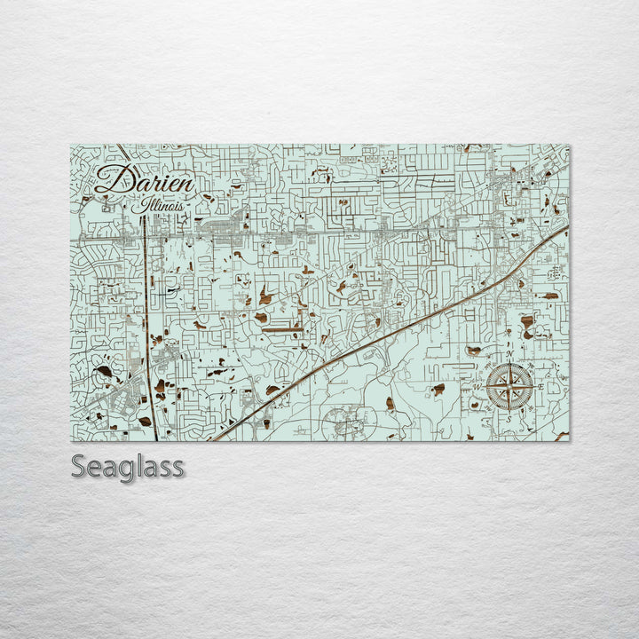 Darien, Illinois Street Map