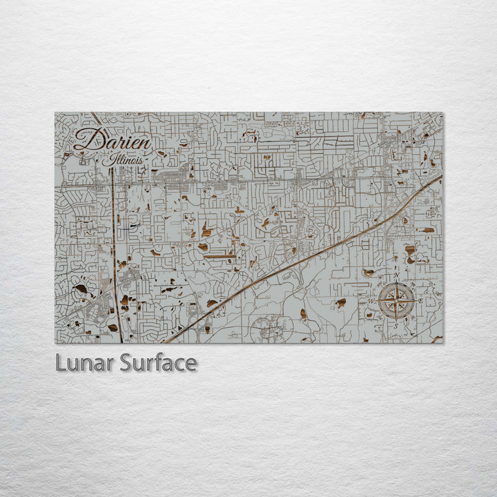 Darien, Illinois Street Map