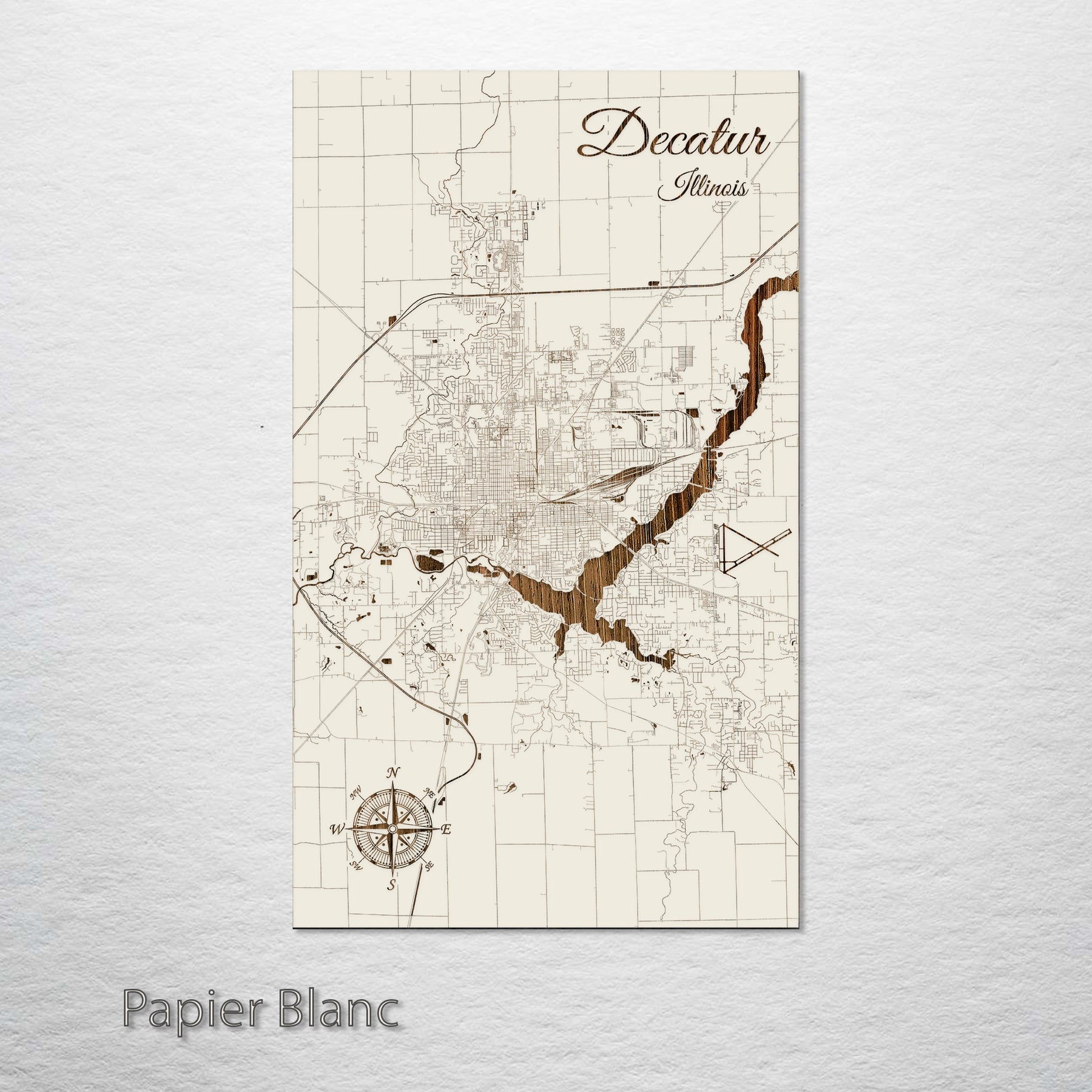 Decatur, Illinois Street Map