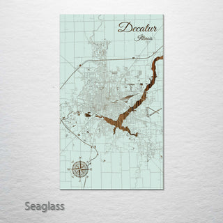 Decatur, Illinois Street Map