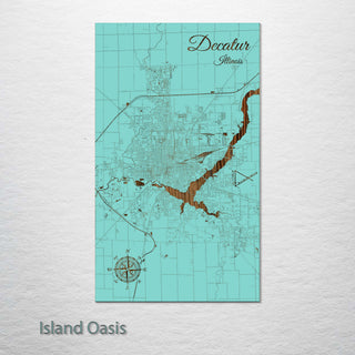 Decatur, Illinois Street Map