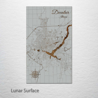 Decatur, Illinois Street Map