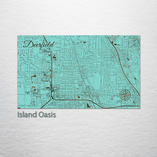 Deerfield, Illinois Street Map