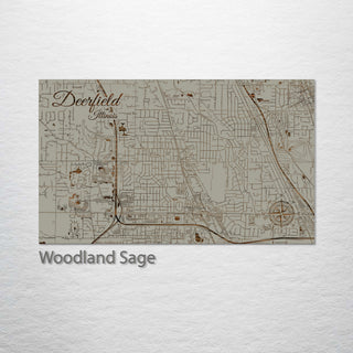 Deerfield, Illinois Street Map