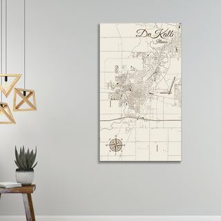 DeKalb, Illinois Street Map