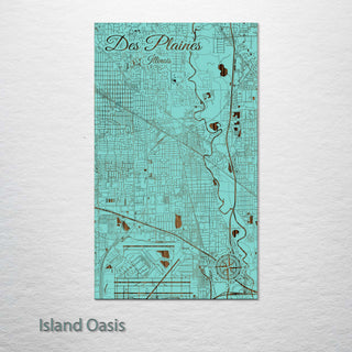 Des Plaines, Illinois Street Map