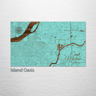 East Moline, Illinois Street Map
