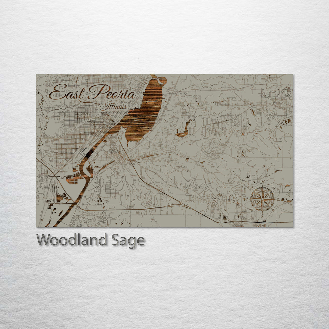 East Peoria, Illinois Street Map